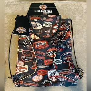 New Vintage Harley-Davidson Sling Backpack nwt